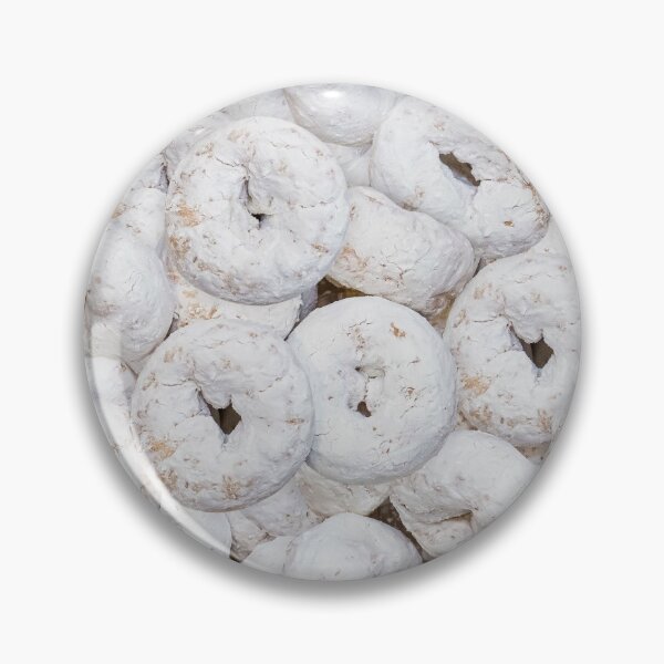 Item preview, Mini Powdered Sugar Donuts Photo Pattern designed and sold by patternsoup.