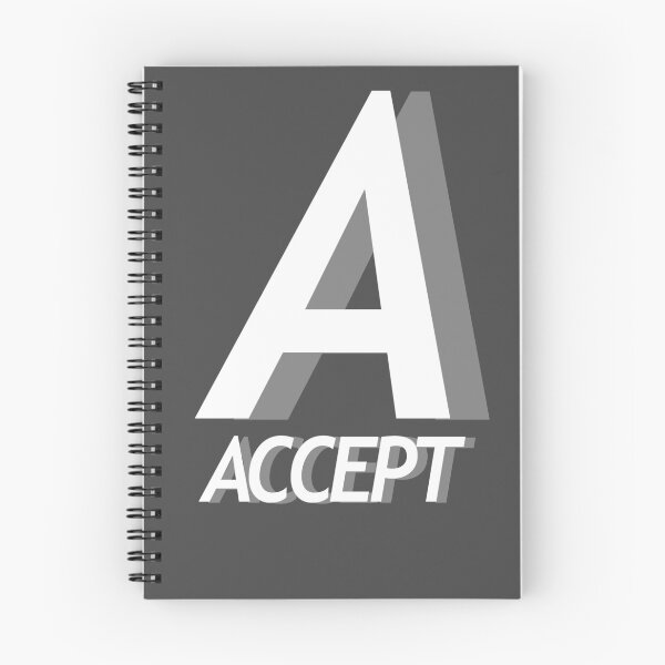 Item preview, A for Accept - Positive Words designed and sold by agsduy.