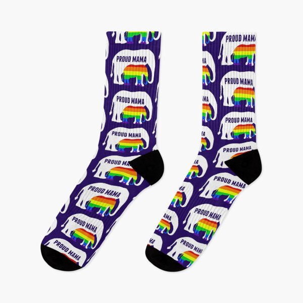 Item preview, Proud LGBTQ Mama Elephant for a Gay Pride Mom designed and sold by Epic Love Designs.
