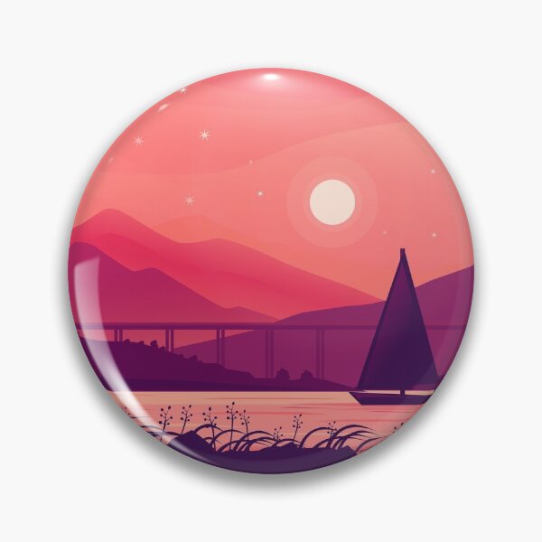 Item preview, Sunset boat scene designed and sold by p0pculture3.