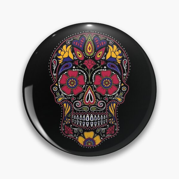 Item preview, Day of the Dead Sugar Skull Dark designed and sold by Dina June.