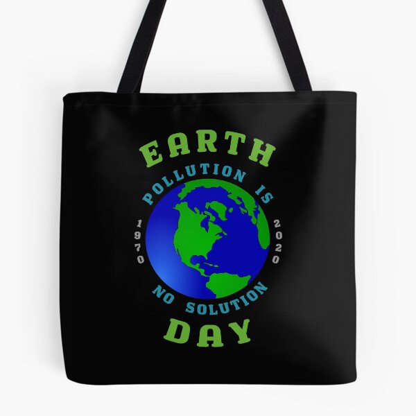 Item preview, Earth Day Pollution No Solution Save Rain Forest. designed and sold by MAXXEXCHANGE.