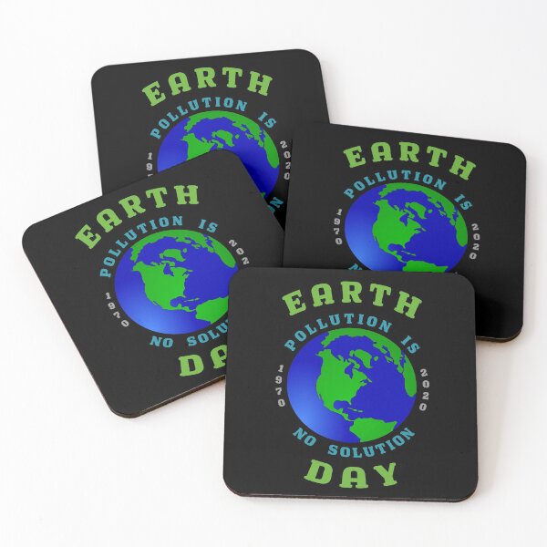 Item preview, Earth Day Pollution No Solution Save Rain Forest. designed and sold by MAXXEXCHANGE.