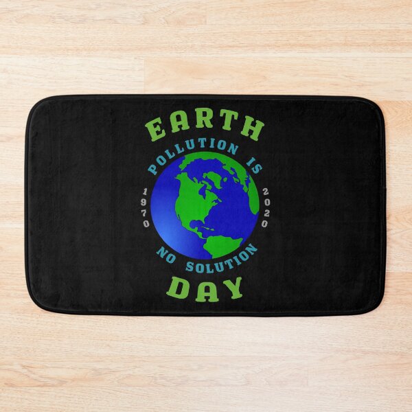 Item preview, Earth Day Pollution No Solution Save Rain Forest. designed and sold by MAXXEXCHANGE.