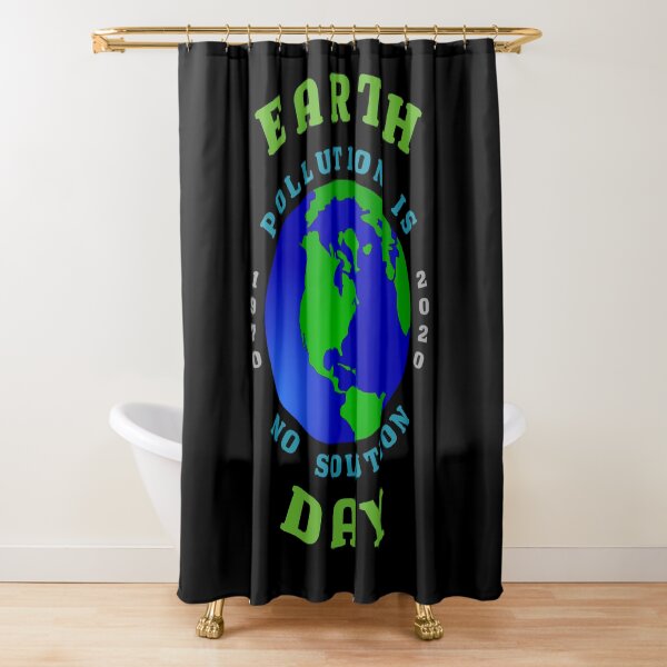 Item preview, Earth Day Pollution No Solution Save Rain Forest. designed and sold by MAXXEXCHANGE.