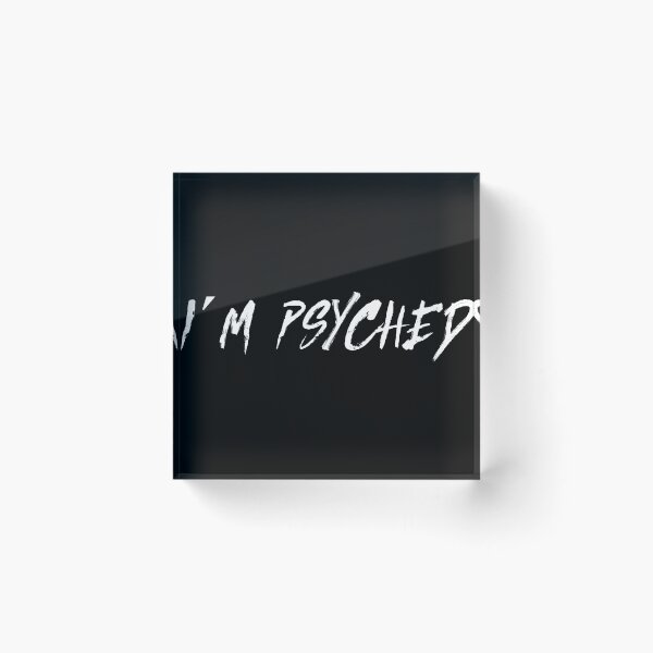 Item preview, Psyched White designed and sold by pedroluiz.