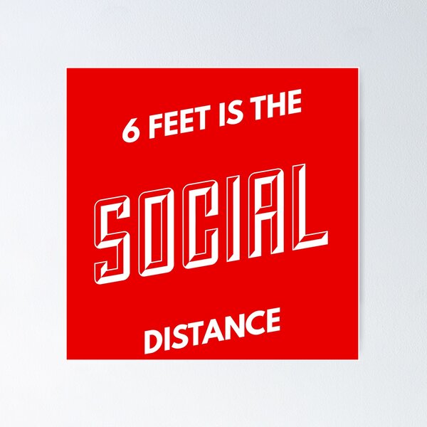 Item preview, Social distancing  designed and sold by DonaldCole.