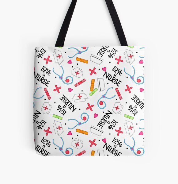 This is where I keep my NURSE STUFF (funny nursing tote bag) Tote Bag for  Sale by jazzydevil