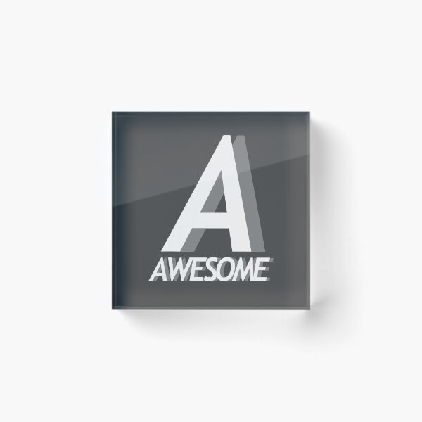 Item preview, A for Awesome - Positive Words designed and sold by agsduy.