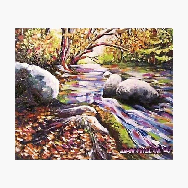 Aperçu de l'œuvre Autumn stream créée et vendue par Dan Wilcox.