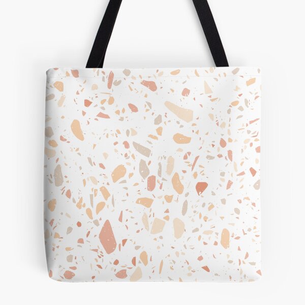 Aperçu de l'œuvre Motif de pierre de terrazzo (Peach Blush) créée et vendue par NeptuneDesigns.