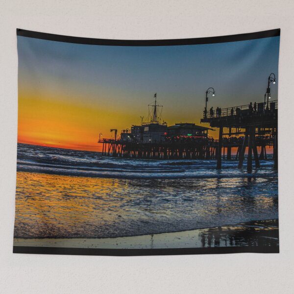 Item preview, Santa Monica Sunset Image by Rich AMeN Gill designed and sold by RichAMeNGill.