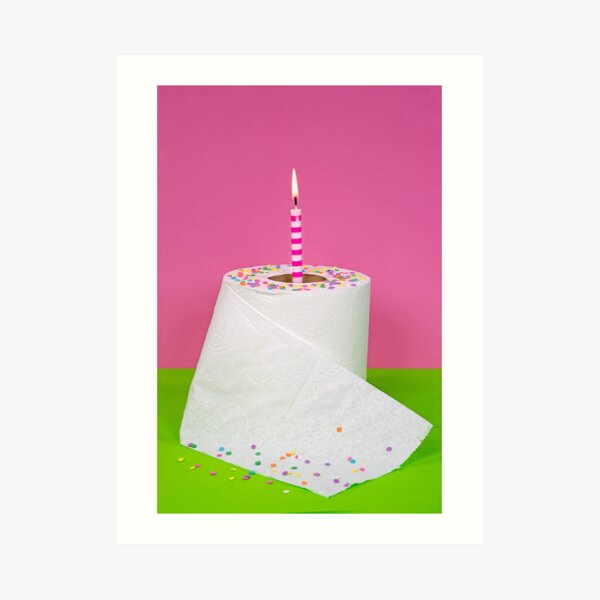 Birthday Paper Art Print