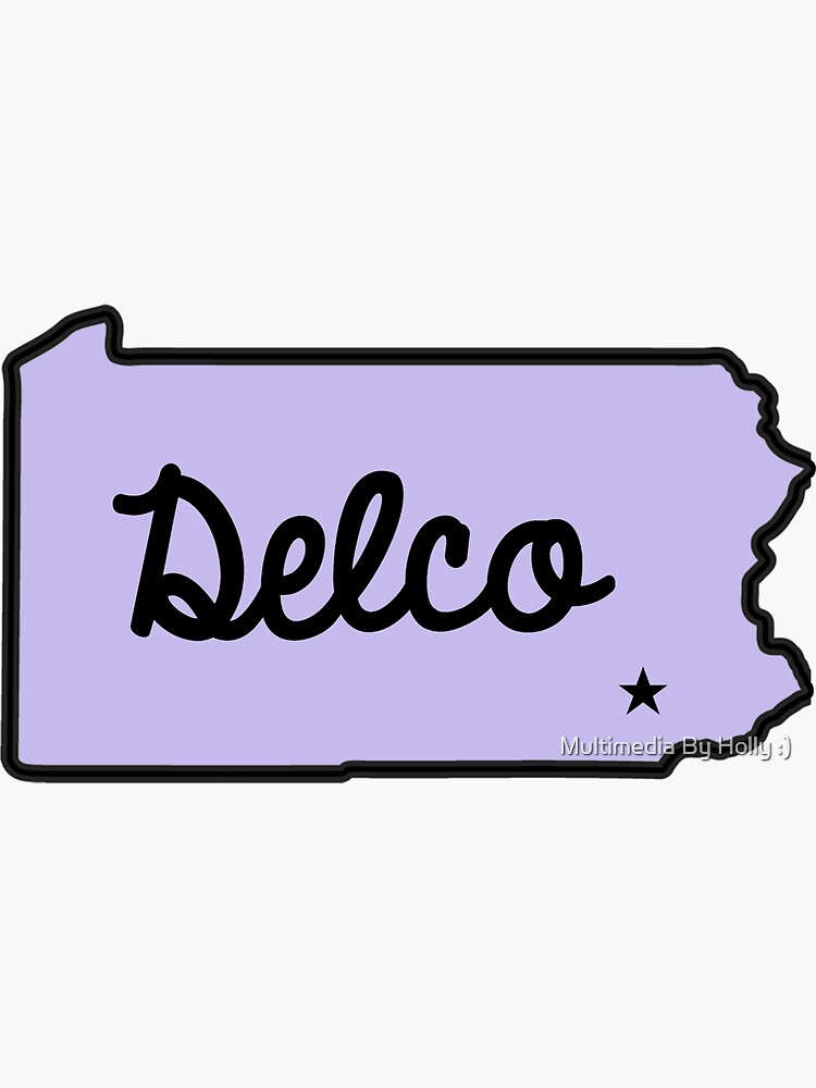 Thumbnail 3 of 3, Sticker, Delco designed and sold by hollyu16.