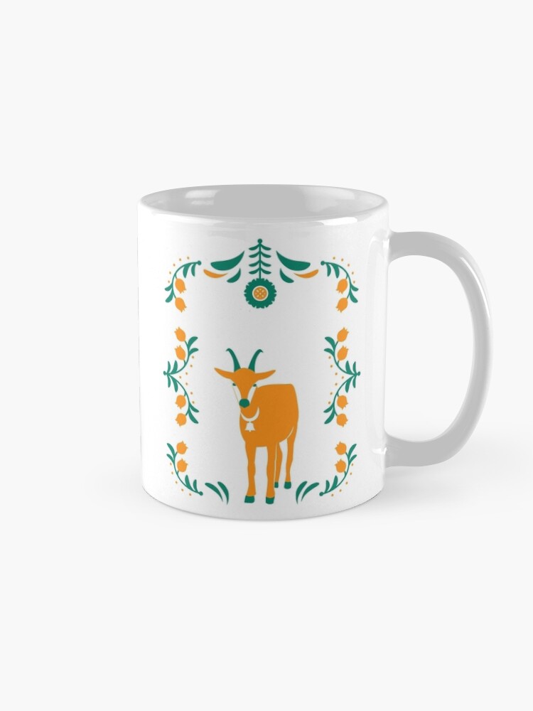 Alternate view of Folk Mountain Goat Mug