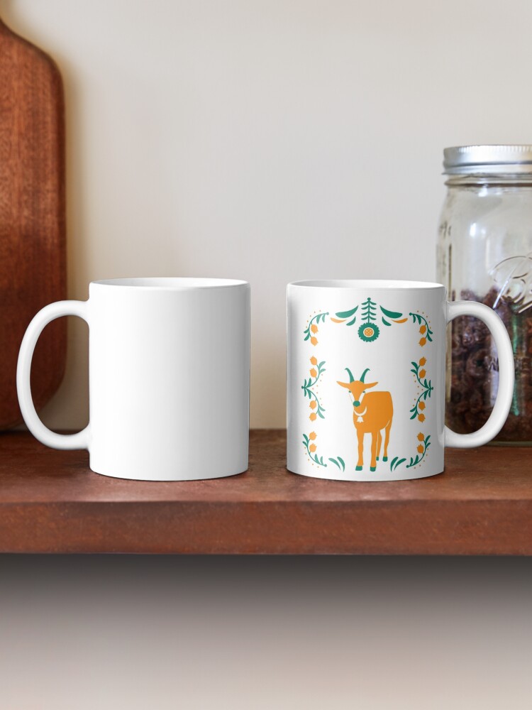 Alternate view of Folk Mountain Goat Mug