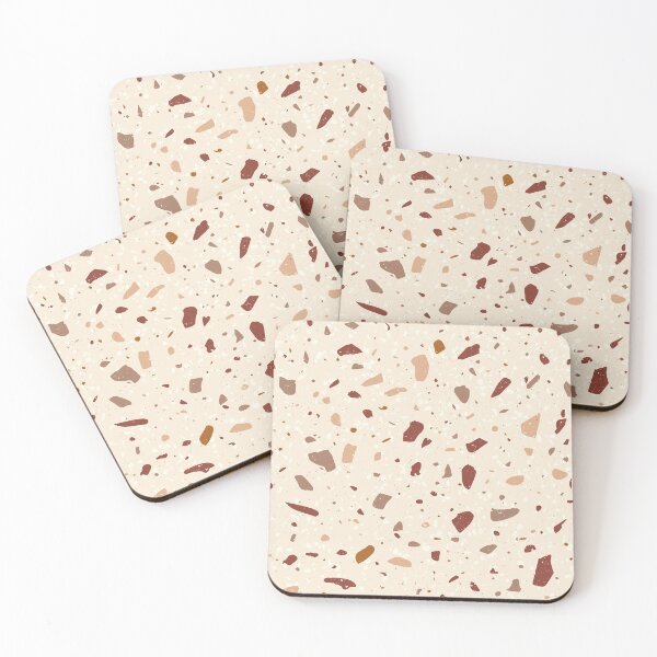 Item preview, Terrazzo Stone Pattern (Oxford Maroon) designed and sold by NeptuneDesigns.