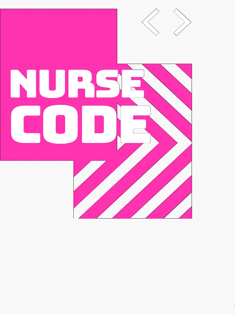 "Nurse Code" Sticker for Sale by revashon Redbubble