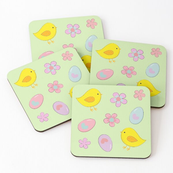 Item preview, Cute Easter Chicks Spring Pattern Set designed and sold by edrawings38.