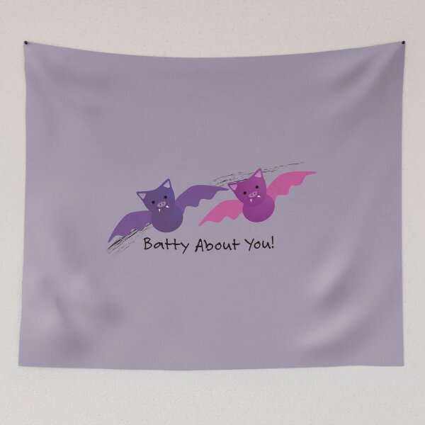Item preview, Cute and Funny Batty About You Bats designed and sold by Hedgie Designs.