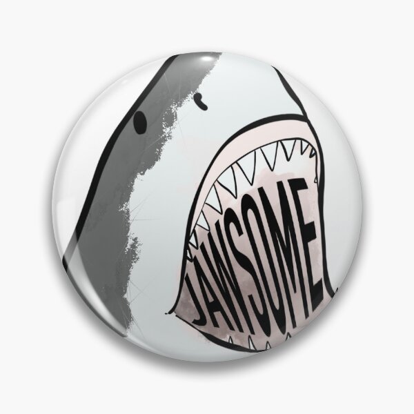 Item preview, Great white shark jawsome designed and sold by Heather  Hinson.