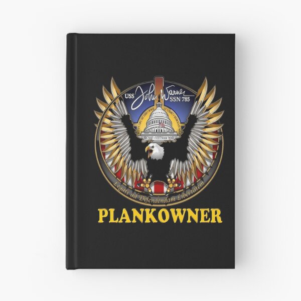 Item preview, SSN-785 Plank Owner Logo for Dark Colors designed and sold by Nikki SpaceStuffPlus.