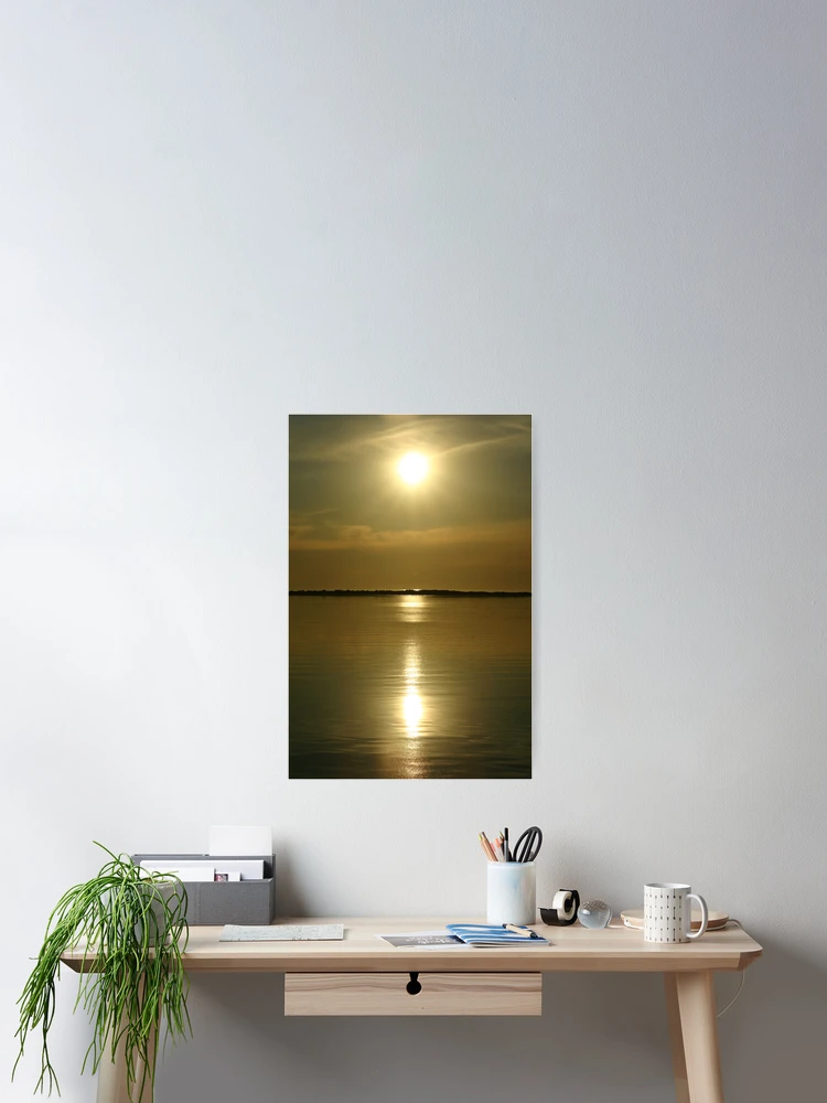Thumbnail 2 of 3, Poster, Sunset Reflection designed and sold by RobsVisions.