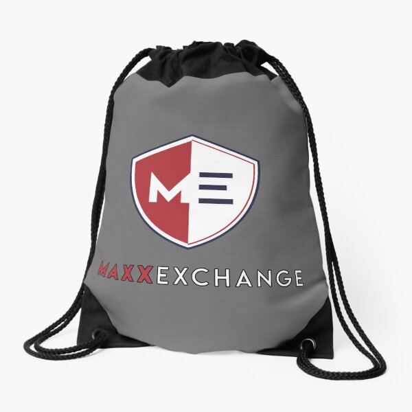 Maxx Exchange Brand Name Trademark Insignia Badge. Drawstring Bag