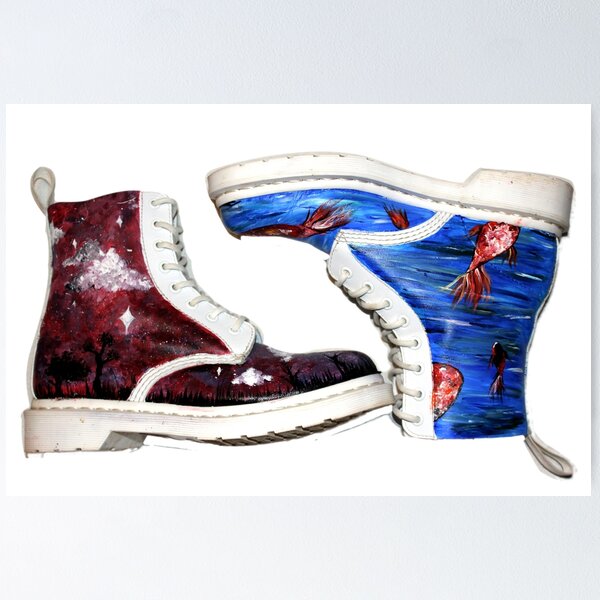 Artikelvorschau, Gemaltes Dr. Martens Design entworfen und verkauft von laurynlambourne.