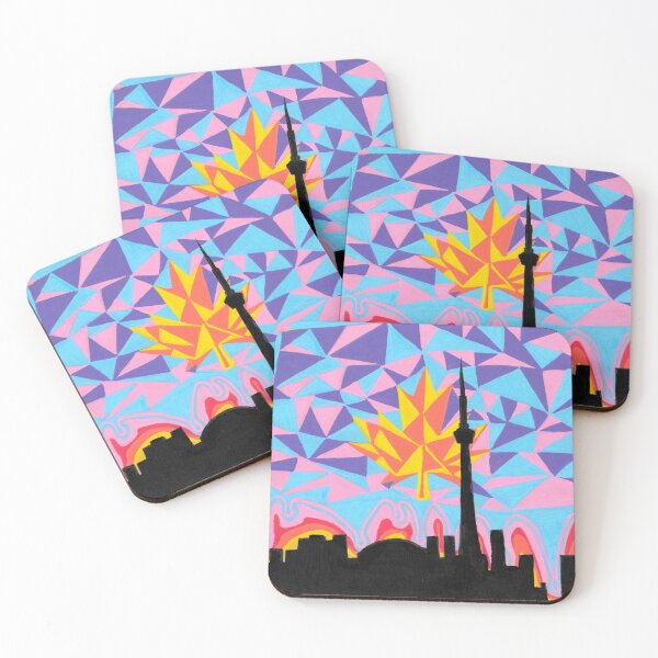 Item preview, Toronto Geometric Skyline Abstract designed and sold by laurenaimee-art.