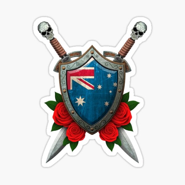 Crossed Swords Stickers For Sale | Redbubble