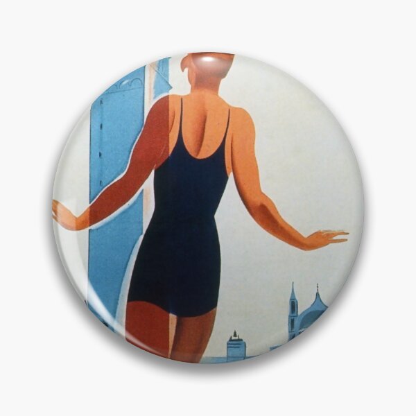 Item preview, Italia Venezia Lido vintage travel poster designed and sold by stickart-marek.