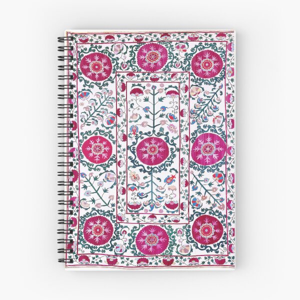 Item preview, Lakai Suzani Vintage Boho Uzbekistan Embroidery Print  designed and sold by Vicky Brago-Mitchell®.