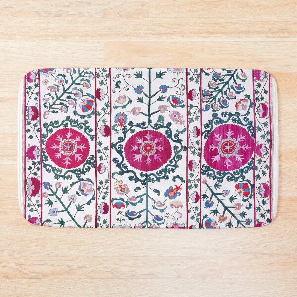 Item preview, Lakai Suzani Vintage Boho Uzbekistan Embroidery Print  designed and sold by Vicky Brago-Mitchell®.