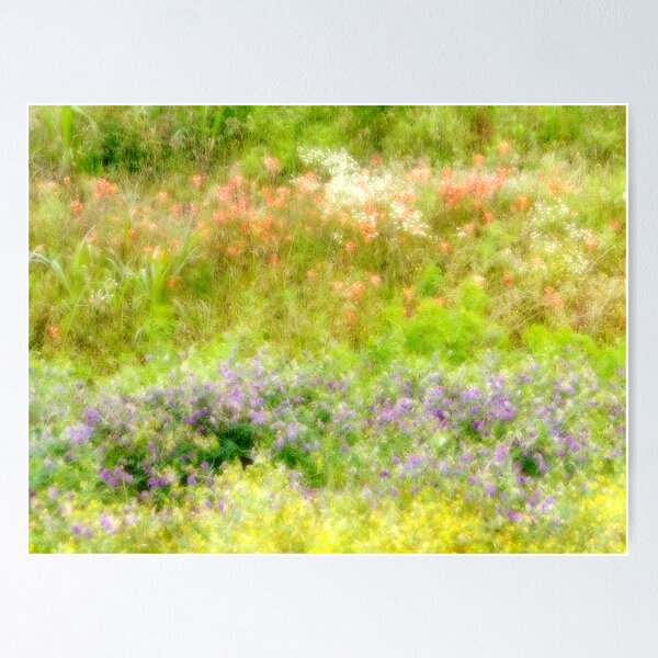 Item preview, Flower Field 2 (Dreamy) designed and sold by Carolyn  Fletcher.
