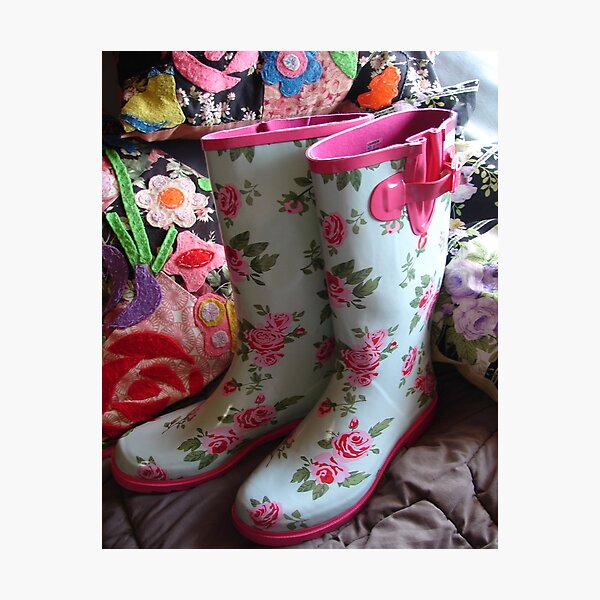 Item preview,  Floral Gum Boots designed and sold by Sarah  Rajkotwala.