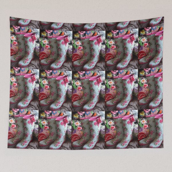 Item preview,  Floral Gum Boots designed and sold by Sarah  Rajkotwala.