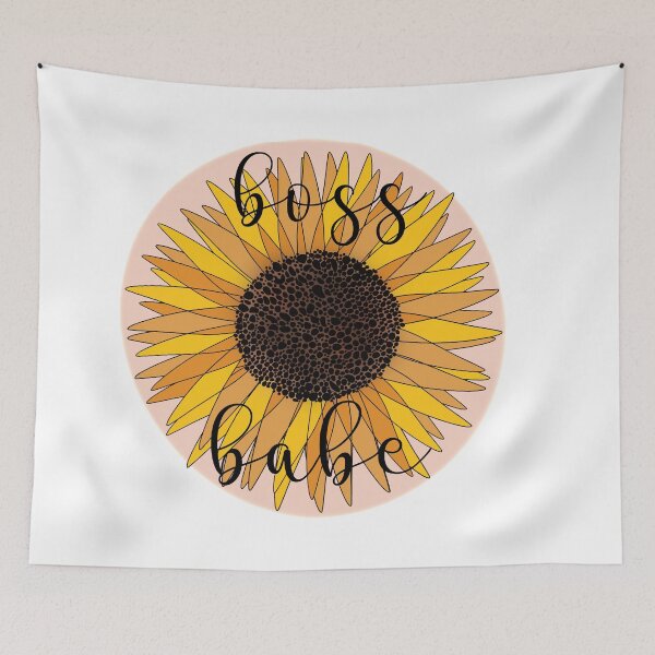 Item preview, Boss Babe sunflower designed and sold by kayleetubbs.