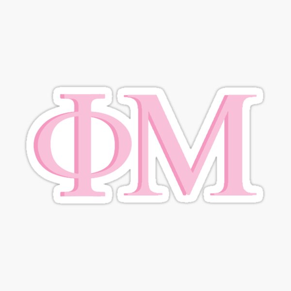Item preview, Phi Mu Letters designed and sold by WanderlustCreations.
