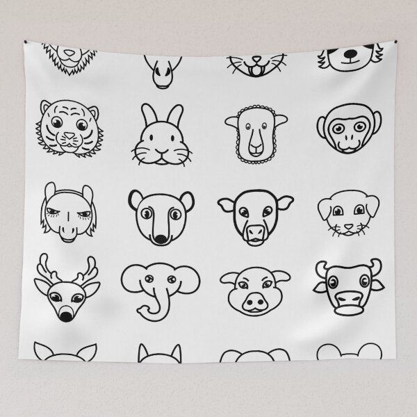Item preview, Set of cute kawaii cartoon animals designed and sold by hadkhanong.