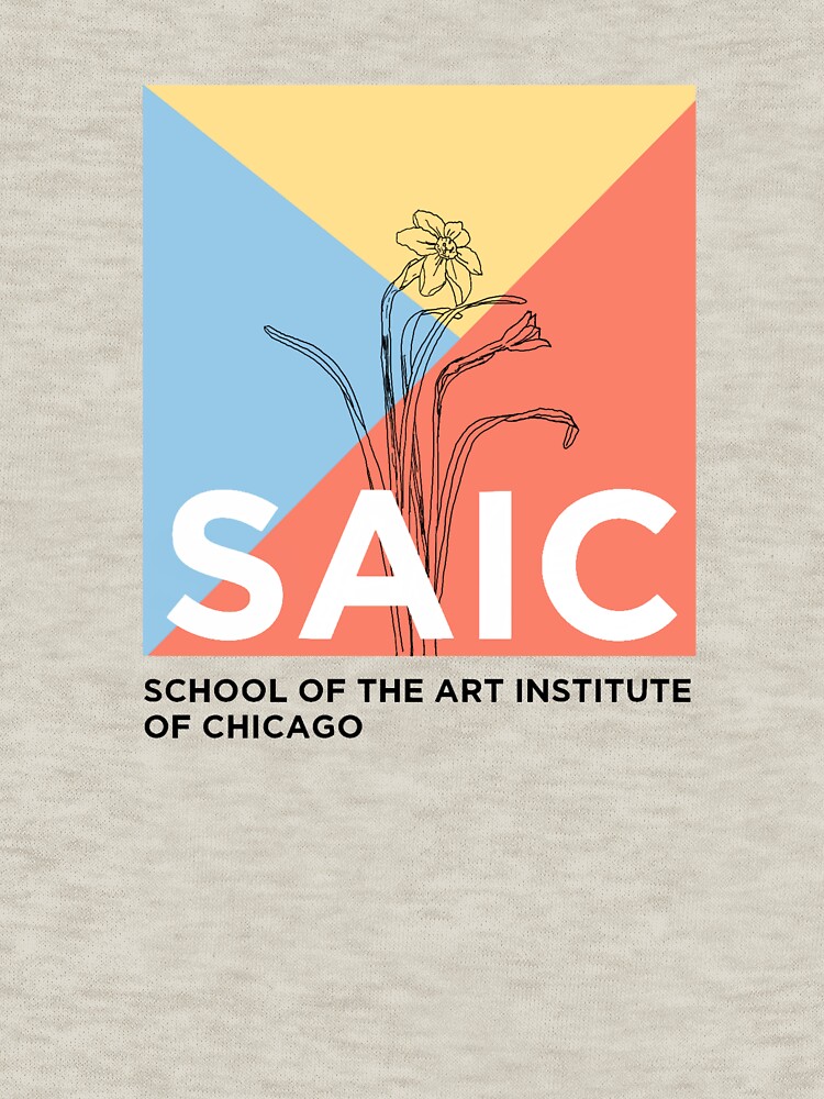 "School of the Art Institute of Chicago Flower Design Tshirt" Pullover