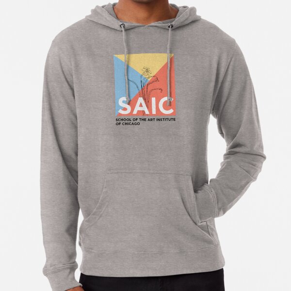 School of the Art Institute of Chicago Flower Design T-shirt Lightweight Hoodie