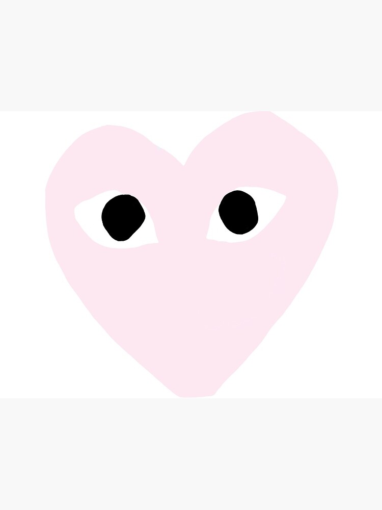 cdg pink heart