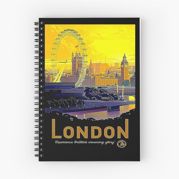 Item preview, LONDON: Vintage Travel and Tourism Print designed and sold by posterbobs.