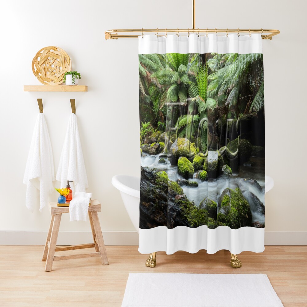 "Flow" Shower Curtain for Sale by cleered Redbubble