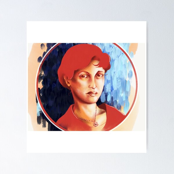 Item preview, Sylvia Plath Portrait designed and sold by SalahBlt.