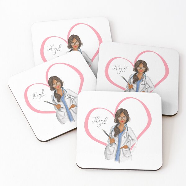 Item preview, Thank you doctors, nurses and other medical professionals (female 1) designed and sold by LadieKatie.