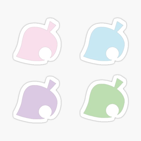 Pastel Leaves Sticker