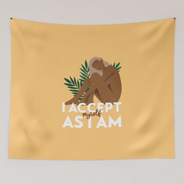 Item preview, I Accept Myself As I Am | Confident designed and sold by AladdinMktgs.