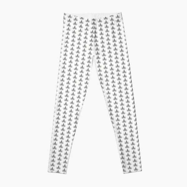 Octopussy | Half Cat Half Octopus | Hybrid Animals | Vintage Style | Black and White | Leggings